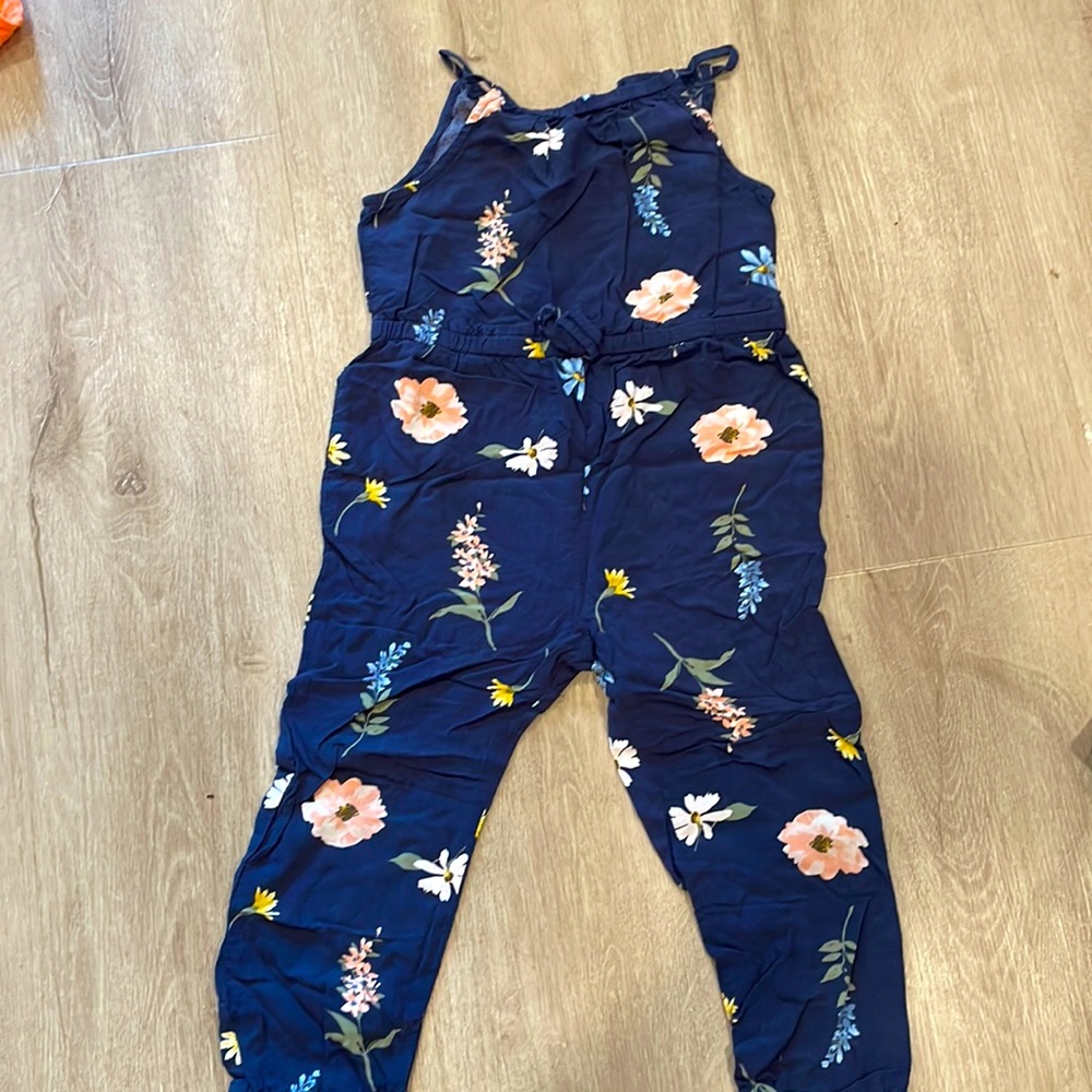 Kids Old Navy Floral Jumpsuit